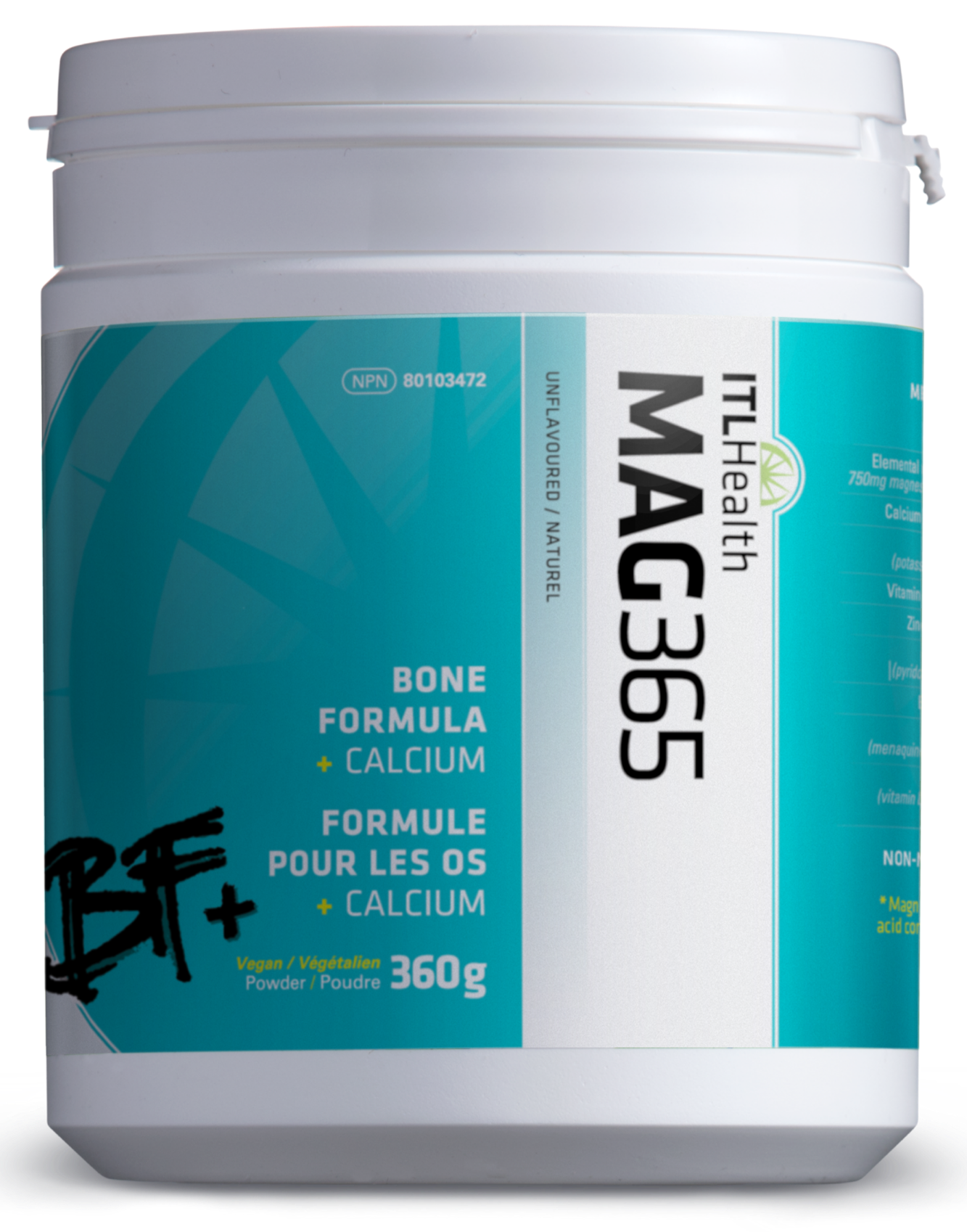 ITL MAG365 Bone Formula + Calcium (Unflavoured)
