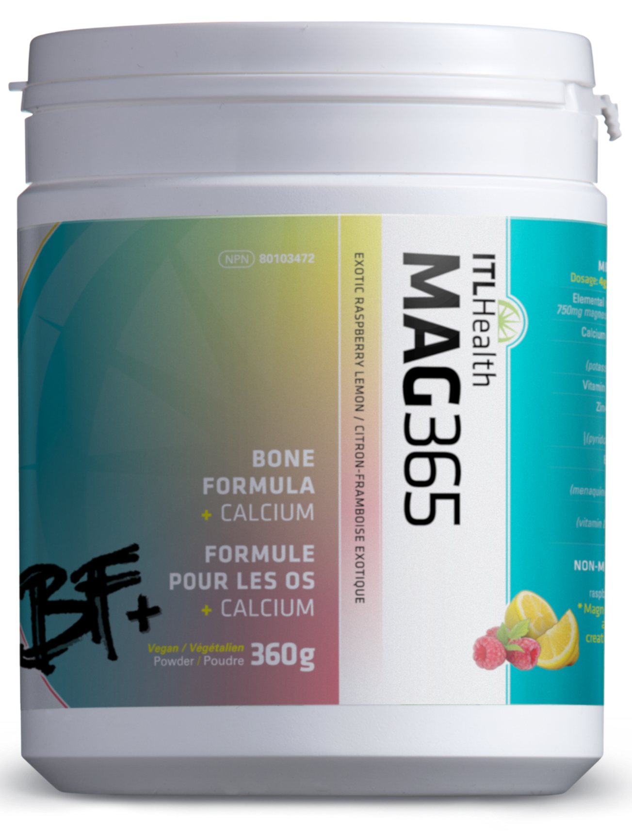 ITL MAG365 Bone Formula + Calcium (Exotic Raspberry Lemon)
