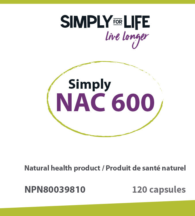 SIMPLY FOR LIFE NAC 600 (120 Caps)