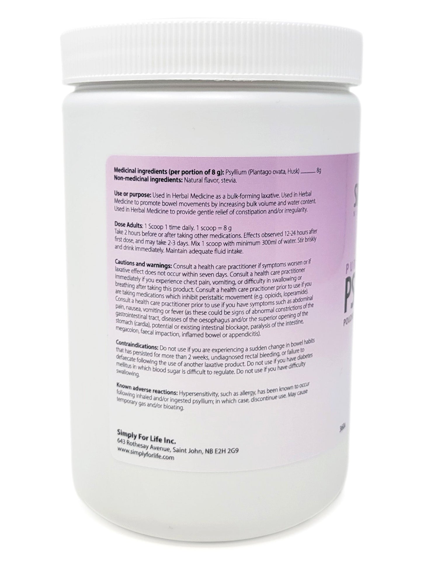 SIMPLY FOR LIFE Psyllium (Orange - 360 Grams)