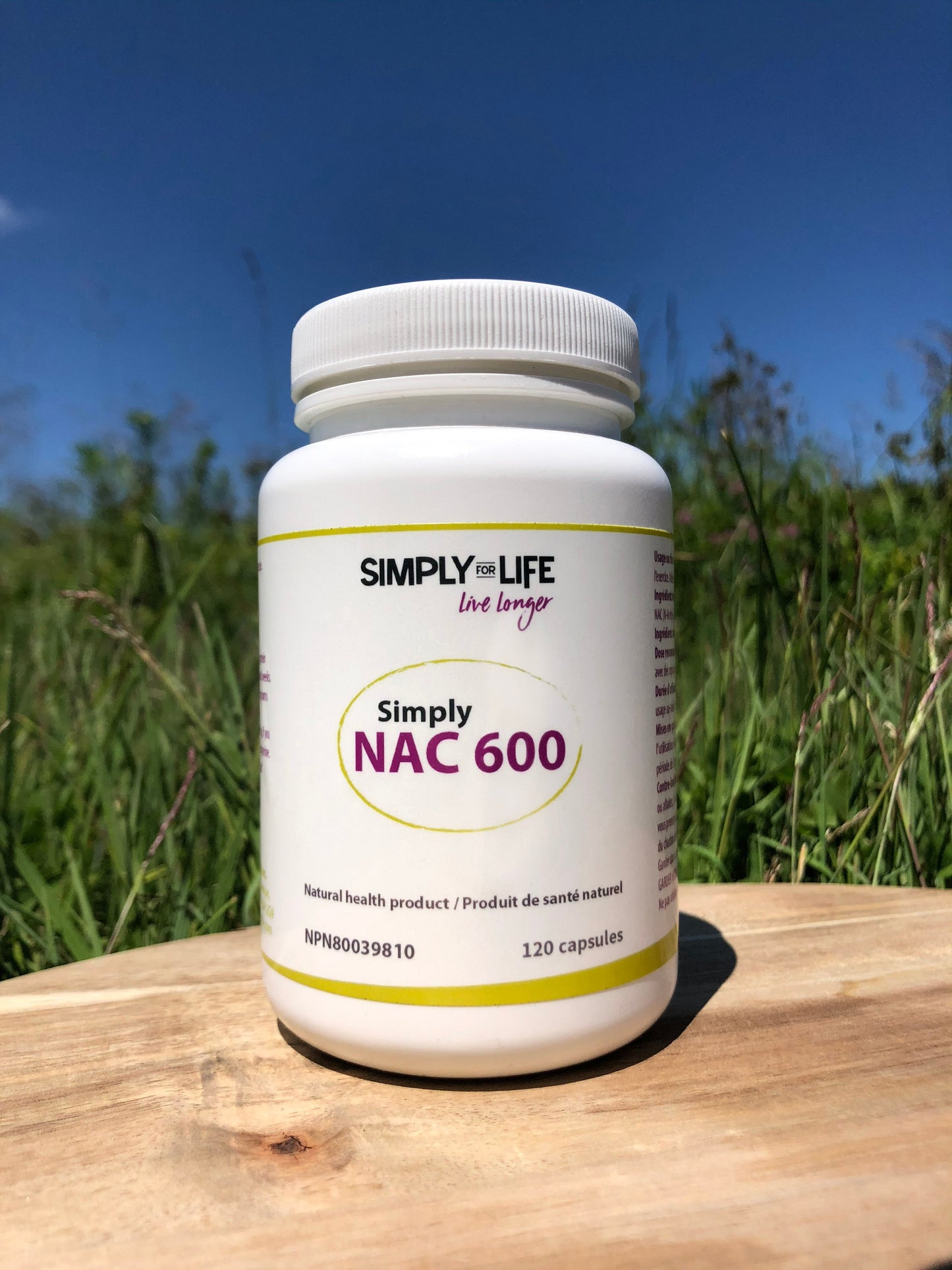 SIMPLY FOR LIFE NAC 600 (120 Caps)